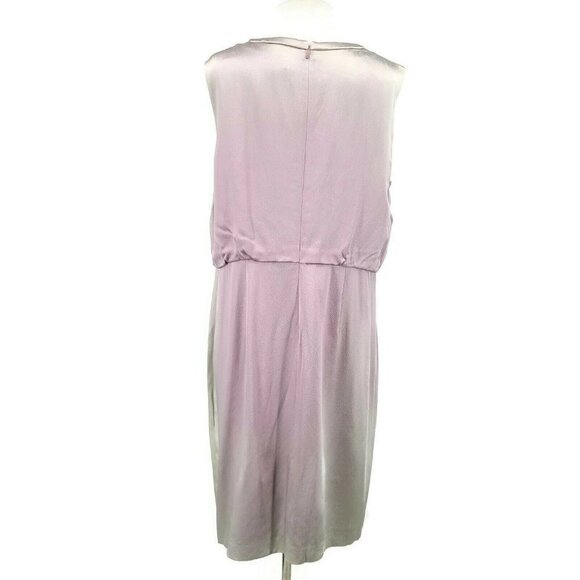 Hugo Boss Pink Sheath Mini Dress Sleeveless Crew Neck - Picture 6 of 12